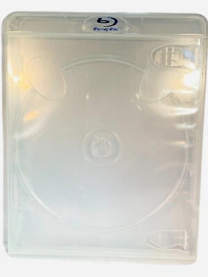 25 x Amaray Vortex Single Clear 14 mm Case Spine Blu-ray 1-Disc Replacement Case - Image 1 of 4