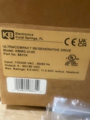 KB Electronics KBMG-212D 8831K Ultracompact Regenerative Drive (8831) - Image 1 of 4