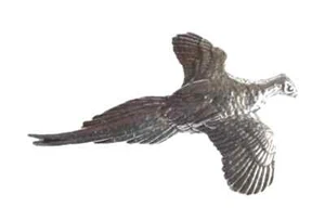 Faisán en vuelo ""Birds, Animals Nature"" hecho a mano en el Reino Unido Alfiler Solapa Insignia - Imagen 1 de 3