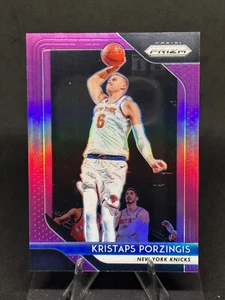 Kristaps Porzingis 2018-19 Panini Prizm púrpura/75 #267 New York Knicks - Imagen 1 de 2