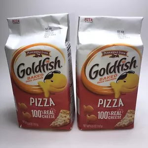 2 Pepperidge Farm Goldfish Pizza Crackers 6.6 oz. Bag ( 2 Bags See Picture Date - Picture 1 of 7