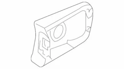 Cubierta de manija de puerta exterior derecha genuina Nissan 2011-2014 Cube Juke 80644-1FE0A Foto 1 de 2