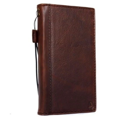 Genuine real leather case for LG V20 id Window Credit Cards slots Slim Design uk - Image 1 of 4