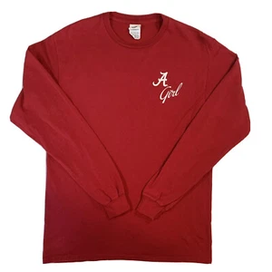 Camiseta de manga larga marca Delta de Alabama para niña mediana de algodón preencogido M - Imagen 1 de 12