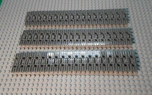 LEGO Lot (54) Lt Bluish Grey Tank Tractor Tread 25" Continuous Track Piece 88323 - Picture 1 of 2