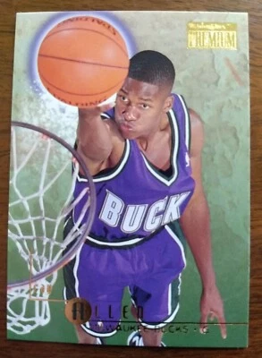 RAY ALLEN, 1996-97 SKYBOX PREMIUM #63, BUCKS - Image 1 of 3