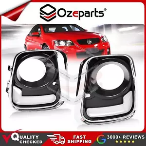Bumper Bar LED DRL Fog Light Covers For Holden Commodore VE Series 2 SS SV6 SSV - Picture 1 of 7