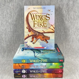 Wings of Fire Novels by Tui T Sutherland Books 1 - 5 Paperback Scholastic - Picture 1 of 16