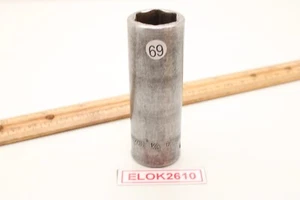 Snap-On Tools SIM240 1/2" Drive 6 Point SAE 3/4" Deep Impact Socket USA - Picture 1 of 6