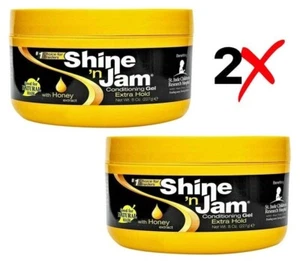 2X GEL ACONDICIONADOR SHINE N JAM 8 OZ RETENCIÓN ADICIONAL VENDEDOR DEL REINO UNIDO ENVÍO GRATUITO Y RÁPIDO - Imagen 1 de 3