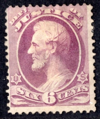 US 1873 OFFICIAL SCOTT #O28 MINT HINGED - Image 1 of 2