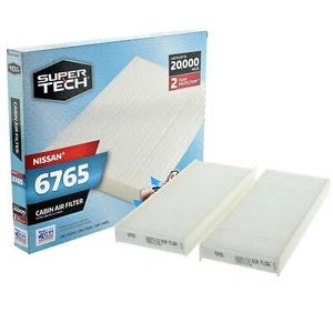 Super Tech Cabin Air Filter 6765, Replacement Air/Dust Filter for Nissan - Picture 1 of 7