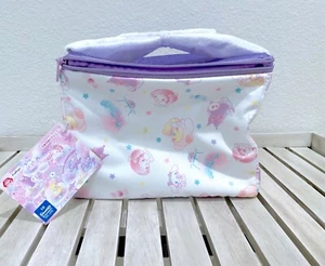 NEW Sanrio (Kuromi, Cinnamoroll, etc) Sugar Party Make Up / Storage Pastel Bag - Picture 1 of 3