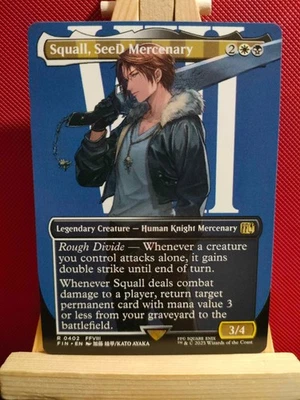 Squall, SeeD Mercenary (Borderless) - Final Fantasy - Rare - NM - MTG - Image 1 of 2