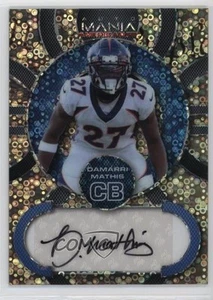 2022 Wild Card Mania American Football Circle /3 Damarri Mathis Rookie Auto RC - Picture 1 of 3