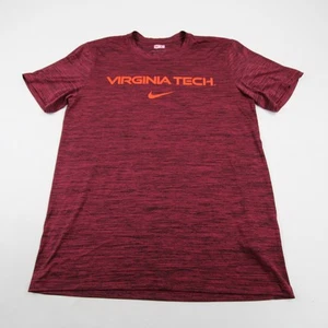 Virginia Tech Hokies Nike Short Sleeve Shirt Men's Maroon Used - Picture 1 of 7