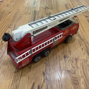 Vintage 20” Tonka Fire Truck Extension Ladder Metal Pressed Steel Red 32202 - Picture 1 of 11