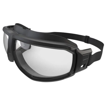 Gafas de montar Forceflex - antiniebla - negras/grises - transparentes FFG-01045-040 Foto 1 de 3