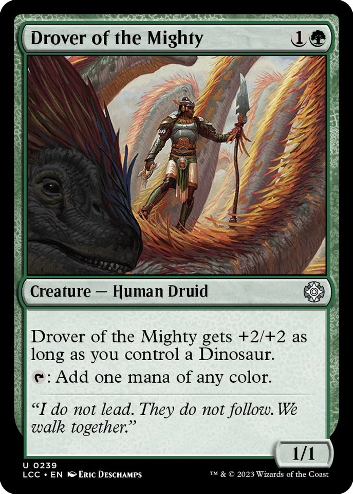 Magic The Gathering - Drover of the Mighty - 239 - Commander: The Lost Caverns of Ixalan - Casi nuevo Foto 1 de 1