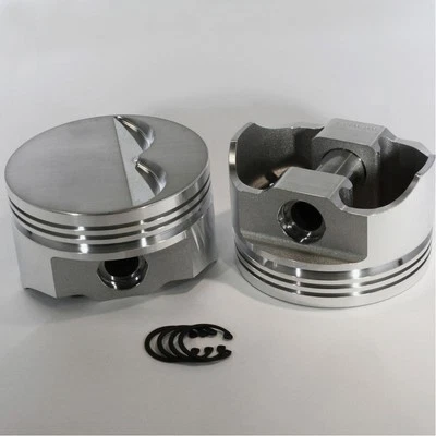 DSS Piston Set 8700-4000; E-Series 4.000 in., Flat Top, 5.7 in. Rod for 350 SBC — 第 1/2 张图片