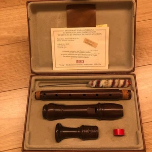 Moeck Alto Recorder Old Model 439 Rosewood Germany Baroque Vintage Professional - Picture 1 of 8