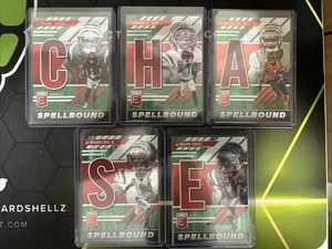 2025 Panini Donruss Elite Spellbound Green Ja'MARR CHASE Complete Set Bengals - Picture 1 of 6