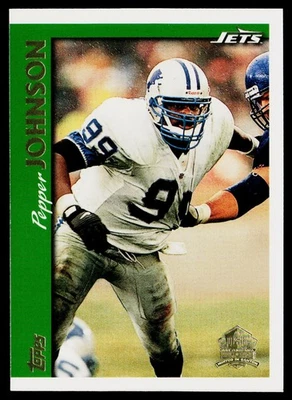 1997 Topps #52 Pepper Johnson - Image 1 of 2