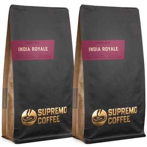 2x 1kg Supremo Espresso India Royale Kaffeebohnen Kaffee ganze Bohnen - Bild 1 von 1