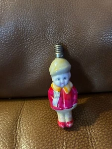 Vintage Christmas Light Bulb Figural Child - Picture 1 of 6