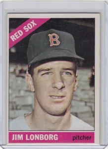 1966 Topps Baseball Card #93 Jim Lonborg Boston Red Sox - Ex-ExMt - Picture 1 of 2