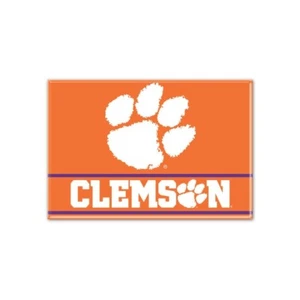 TWO (2) CLEMSON TIGERS, 2.5" X 3.5" METAL MAGNETS FROM WINCRAFT - Picture 1 of 2