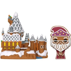 Harry Potter Gingerbread Albus Dumbledore and Hogwarts Funko Pop! Town #42 - Picture 1 of 3