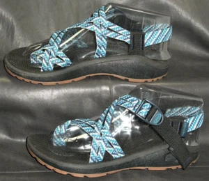 Chaco Z/Volv X/2 women's multi color canvas thong slingbacks sandals size US 7 - Picture 1 of 5
