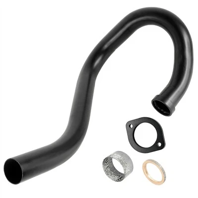 Exhaust Muffler Pipe w/ Gaskets fits Yamaha Raptor 350 YFM350R 2004 2005 - 2013 - Imagem 1 de 4