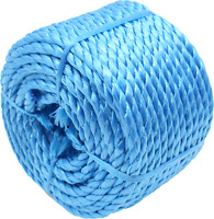 Poly Rope Polypropylene Coils Tarpaulin Camping Agriculture Marine Blue or White