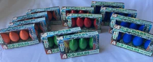 Lot Of 47 BEACON C-9 1/4 Christmas Light Replacement Bulbs Red Green Blue Orange - Picture 1 of 6
