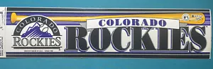 Colorado ROCKIES VINYL Bumper Sticker MLB by Wincraft LICENSED MADE U.S.A. - Picture 1 of 3