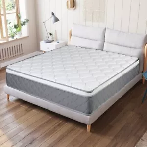 14" Twin Full Queen King Size Mattress In A Box Gel Memory Foam Hybrid Spring - Picture 1 of 12