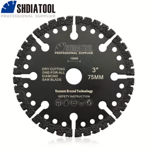 3 Zoll/75 mm Diamant Schneidscheibe Granit Kupferrohr Marmorsägeblatt Trennrad - Bild 1 von 8