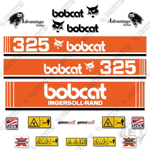 Fits Bobcat 325 Decal Kit Mini Excavator Older Style (Advantage Series) - Image 1 of 1
