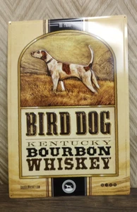 Vogel Hund Kentucky Bourbon Whiskey Werbeschild geprägt 2015 - Bild 1 von 4