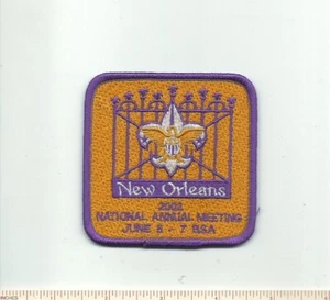 EC SCOUT BSA 2002 RIUNIONE ANNUALE NAZIONALE NEW ORLEANS LOUISIANA FDL GATE PATCH! - Foto 1 di 1