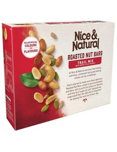 Nice & Natural Trail Mix Nut Bar 192gm x 8 - Picture 1 of 1