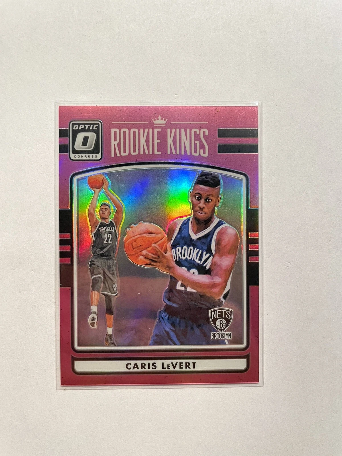 2016-17 Panini Donruss Optic Kings Pink Prizm /25 Caris LeVert #17 Rookie RC