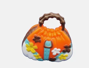 My Scene Barbie Chelsea Jammin in Jamaica Orange Tasche Handtasche mit Blumen Retired - Bild 1 von 4