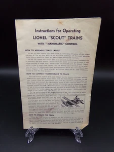 Sortiment Lionel Modelleisenbahn Anleitungshefte - Bild 1 von 8