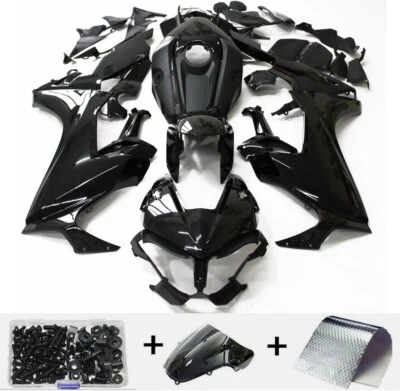 Fairing Kit w/Bolts For 2017-2023 Honda CBR1000RR Gloss Black Injection Bodywork - Изображение 1 из 4