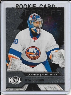 2020-21 Metal Universe Ilya Sorokin Rookie # 141 - Image 1 of 2