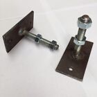 Wall Railing Fixing Brackets Side Feet Hinges Bolts Fixtures Wrought Iron Metal