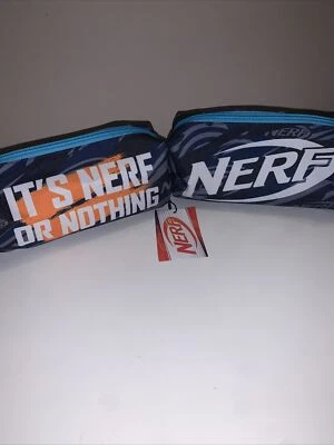 HASBRO Nerf Federmäppchen "It's Nerf or Nothing" Nerf Reißverschluss Canvas Federmäppchen